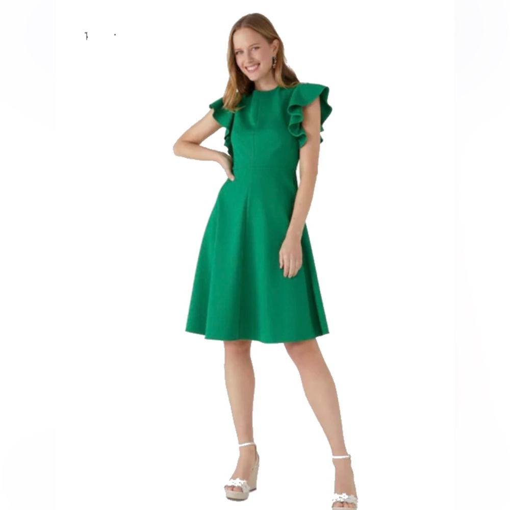 Kate Spade Ponte Flutter-Sleeve Dress Size 4
